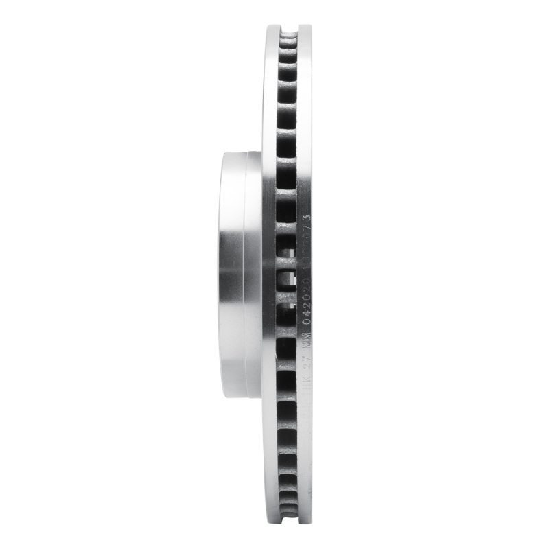 Cadillac CT5 Brake Rotor (1) - Front Left - R1 Concepts - Drilled & Slotted - Silver - `14-`25